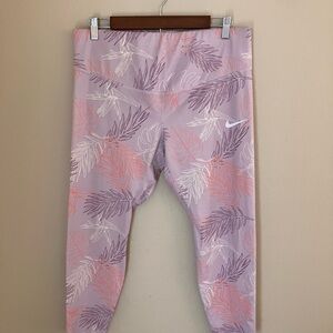 Nike Kids' Multicolor Leaf Print Leggings